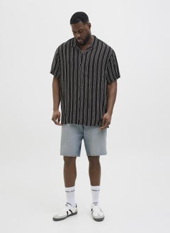 JACK & JONES Plus Size Striped Regular Fit Shirt  - Image 4