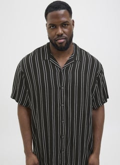 JACK & JONES Plus Size Striped Regular Fit Shirt  - Image 3