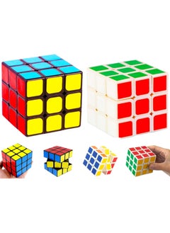 NQOOH Rubik's Speed Cube 3x3x3  Classic Brain-Boosting Puzzle Set of 2 with Storage Bag  - Image 1