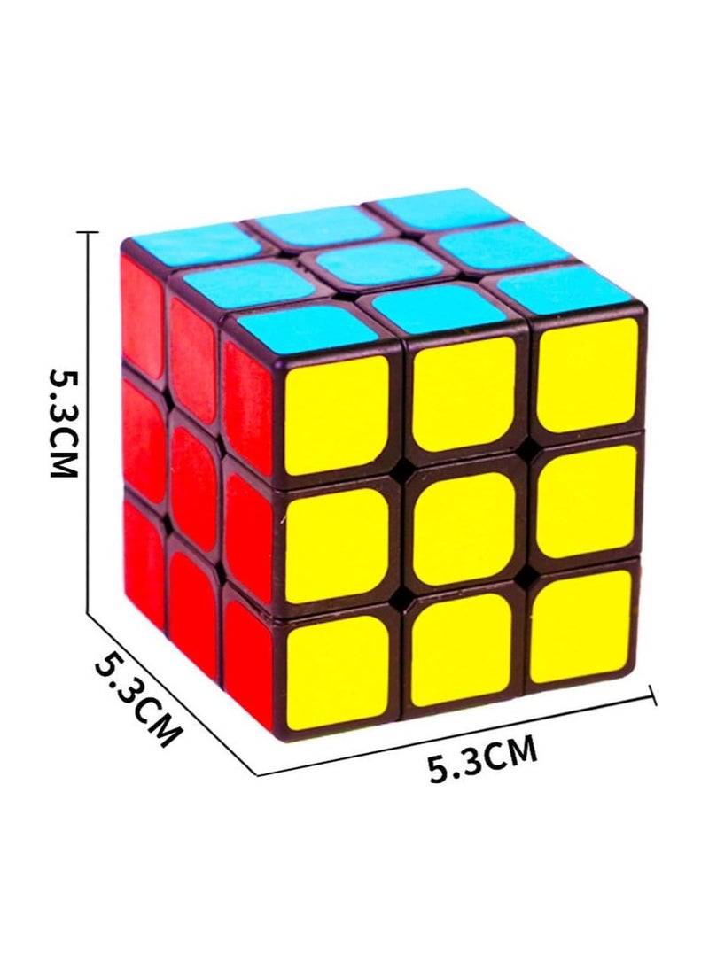 NQOOH - Rubik's Speed Cube 3x3x3  Classic Brain-Boosting Puzzle Set of 2 with Storage Bag - Image 1