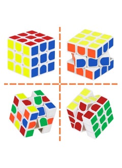 NQOOH Rubik's Speed Cube 3x3x3  Classic Brain-Boosting Puzzle Set of 2 with Storage Bag  - Image 3