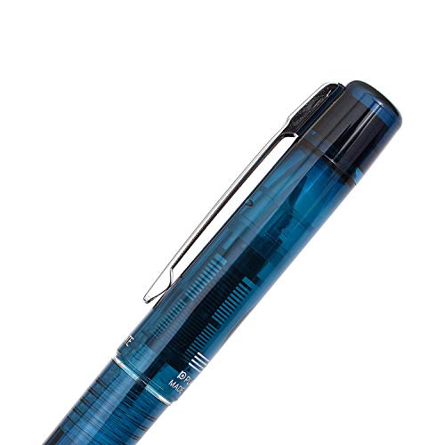 PLATINUM Prefounte Fountain Ink Pen with SS Medium Nib, Translucent Night Sea Blue Barrel, Cap, Blue-Black Ink Cartridge Included, Slip & Seal Cap Design, Ideal for Adults Daily Use Beginners - Image 4