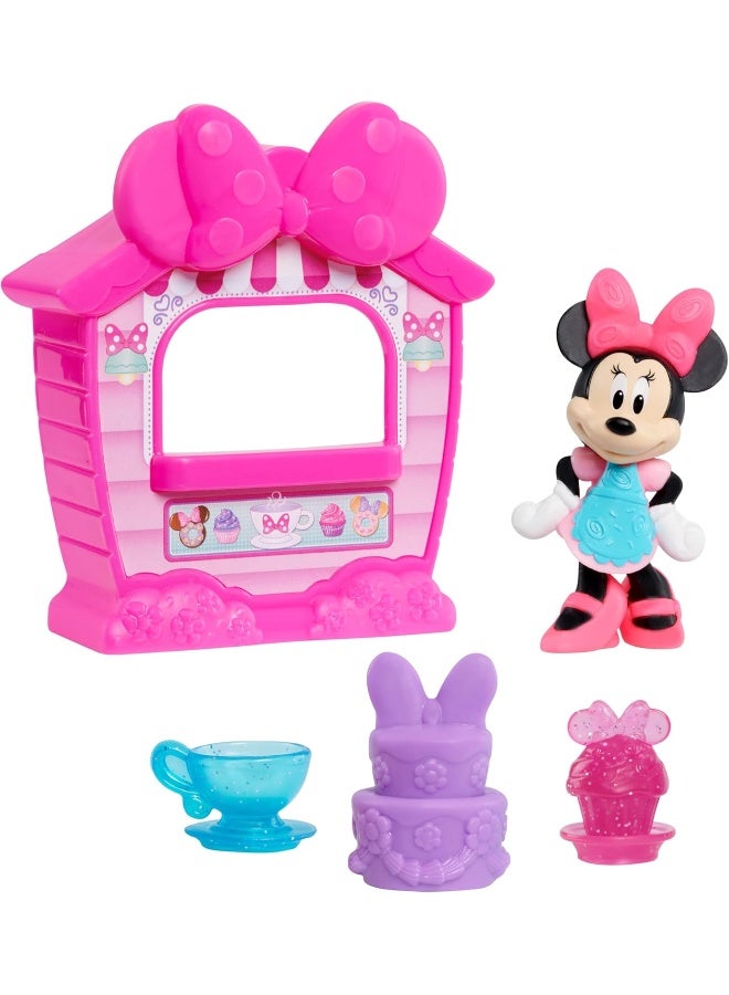 Disney Junior Minnie Mouse Sweet Treats Playset (8.63 cm, Pink) - Image 1