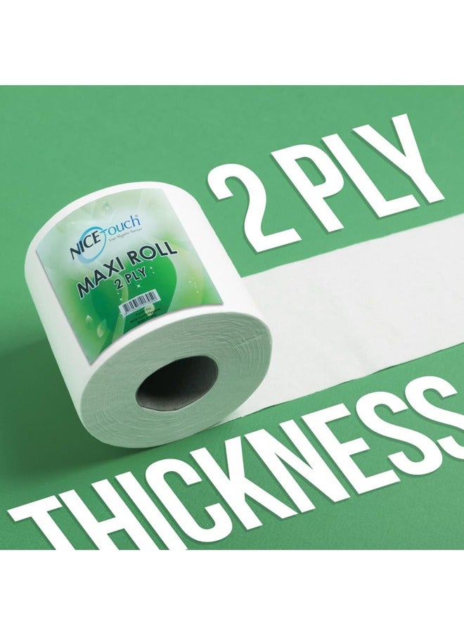 NICE Touch 2Ply Paper Towel Kitchen Roll Tissue 775 Sheets, 650g Maxi Roll Contains 775 Diamond Embossed Sheets Higher Absorbency & Ultra Soft Tissue 775 sheets - Image 2