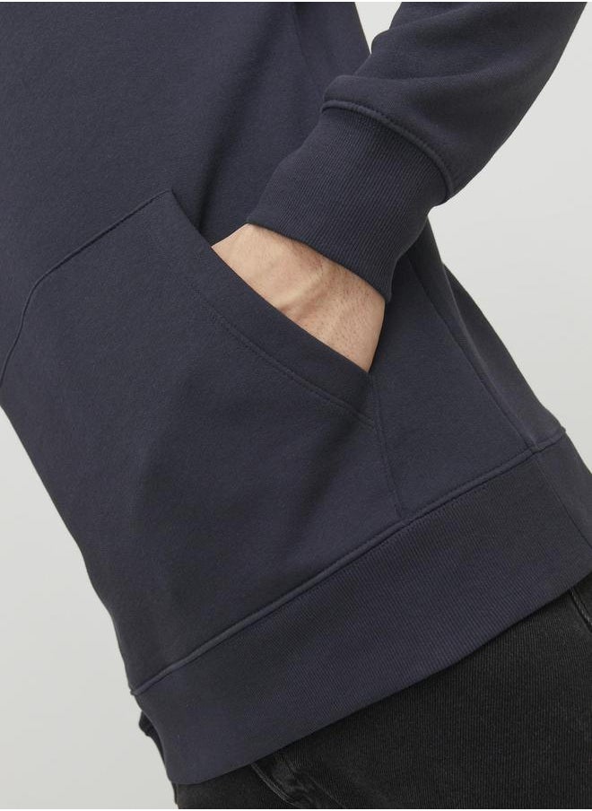 JACK & JONES - Emboss Logo Print Relaxed Fit Hoodie - Image 1