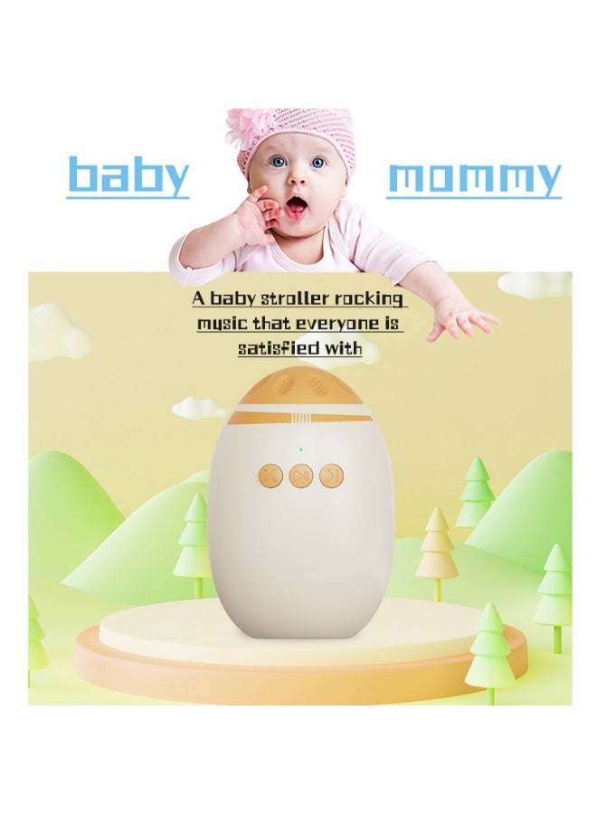 Automatic Soother for Peaceful Baby Sleep Rocks any Stroller or Pram,Sounds Portable Sleep Sounds Portable Sleep Aid for Newborns Preemies USBC Rechargeable White Noise Machine - Image 4