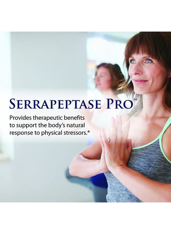 Enzyme Science - Serrapeptase Pro 120 Capsules Serratiopeptidase Supplement For Sinus Immune & Cardiovascular Support - Image 1