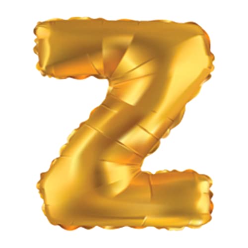 JUST PARTY Gold Letters Alphabets Foil Balloons for Birthday/Anniversary/Bachelorette/Wedding/Farewell & Other Ocassions, Make Your Own Custom Phrase - Image 1