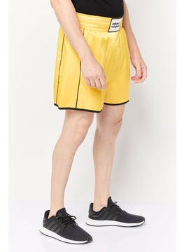 adidas Originals Men Sportswear Fit Boxing Shorts, Gold  - Image 4