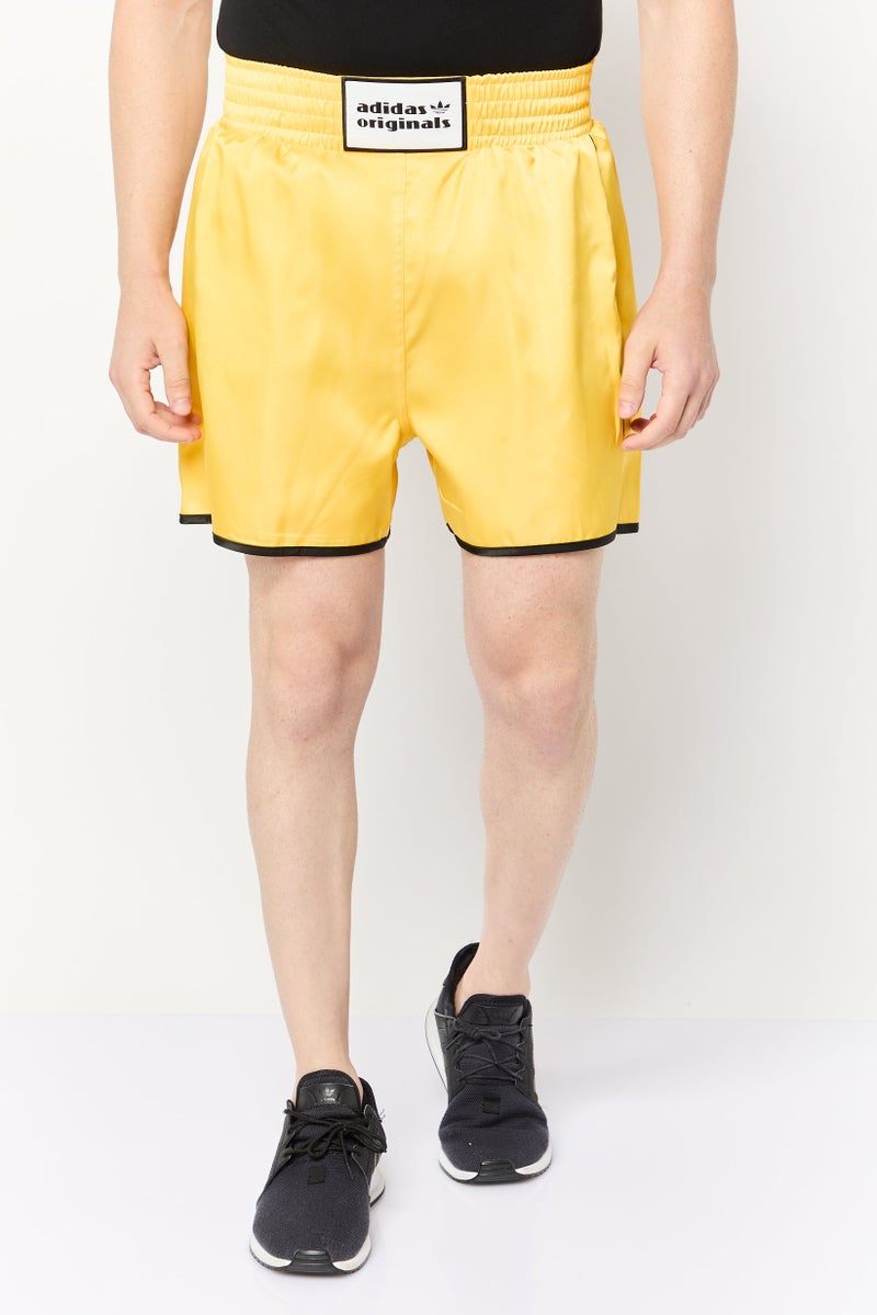 adidas Originals Men Sportswear Fit Boxing Shorts, Gold  - Image 1