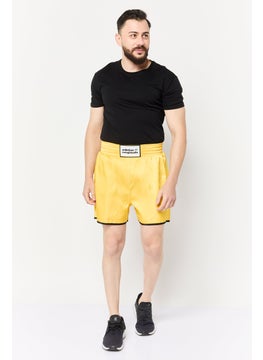 adidas Originals Men Sportswear Fit Boxing Shorts, Gold  - Image 3