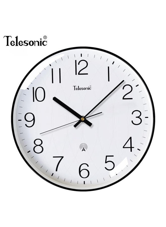 Telesonic Automatic Radio-controlled Wall Clock For Living Room, Simple Household Clock 36cm - Image 5