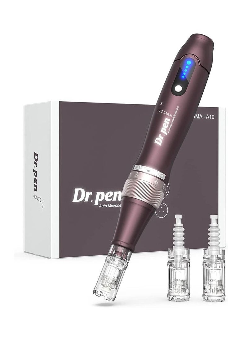 Dr pen Dr.pen A10 قلم ديرما لاسلكي للوجه والجسم مجموعة أدوات العناية بالبشرة قلم ميكرونيدلنج احترافي - Image 1