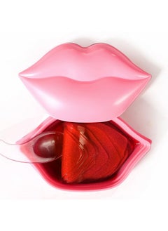 VEZE Lip Masks 20 Pcs, Mask For Dry Lip, Sheets, Collagen Skin Care, Crystal Pads Moisturizing, Anti-Wrinkle, Anti-Aging, Firms & Hydrates Lips, Sleep Pink Count (Pack Of 1)  - Image 2