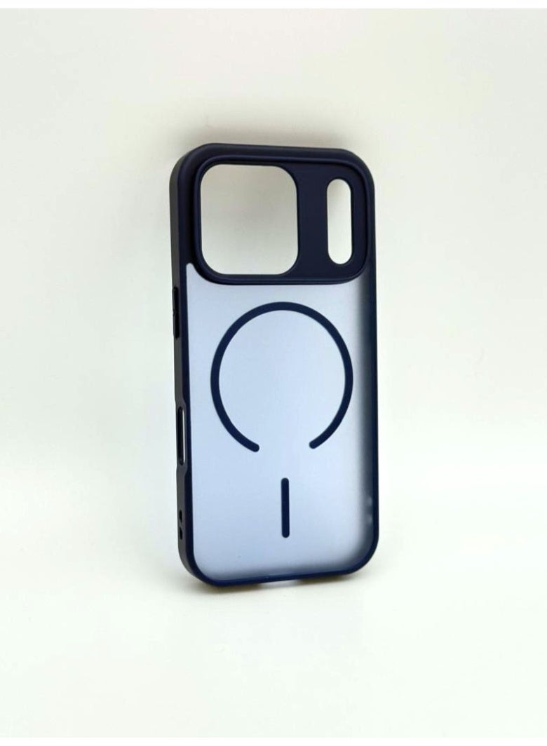 general Matte Translucent Magnetic MagSafe-Compatible Phone Case – Shockproof Soft Edge Cover with Camera Protection for iPhone 17 Pro Max - Image 2