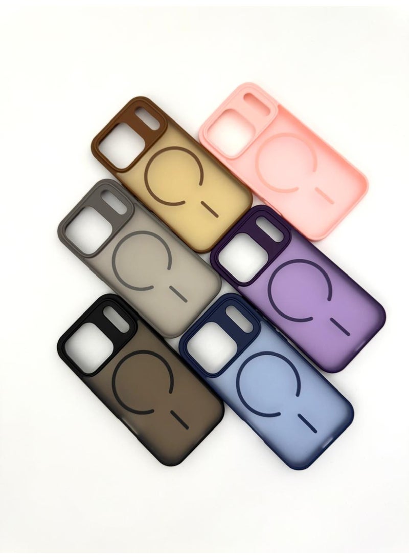 general Matte Translucent Magnetic MagSafe-Compatible Phone Case – Shockproof Soft Edge Cover with Camera Protection for iPhone 17 Pro Max - Image 5