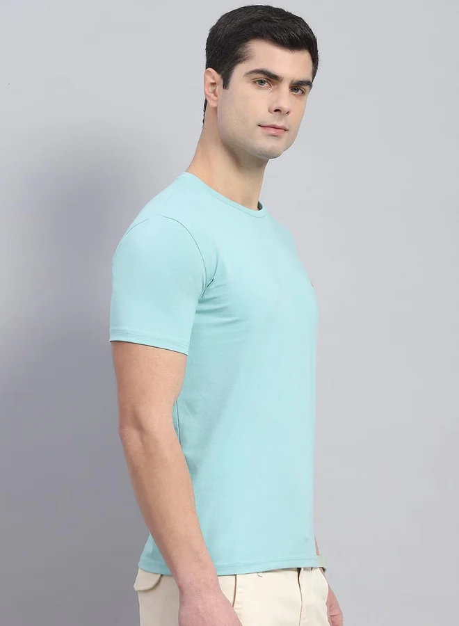 Monte Carlo Slogan Print Round Neck Short Sleeve T-Shirt