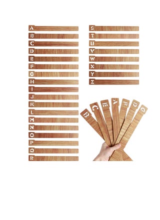 Vinyl Record Dividers, 26 Pcs Wooden Record Dividers, Alphabetical A-Z Record Storage Dividers, 2 Sided Horizontal and Vertical Record Separator, Alphabetical Organizer for Album CD, Book Shelf - pzsku/Z8D3C94A10B4DD3A09937Z/45/_/1717035006/13beedd4-efa9-4733-9492-30a1b9c746d3