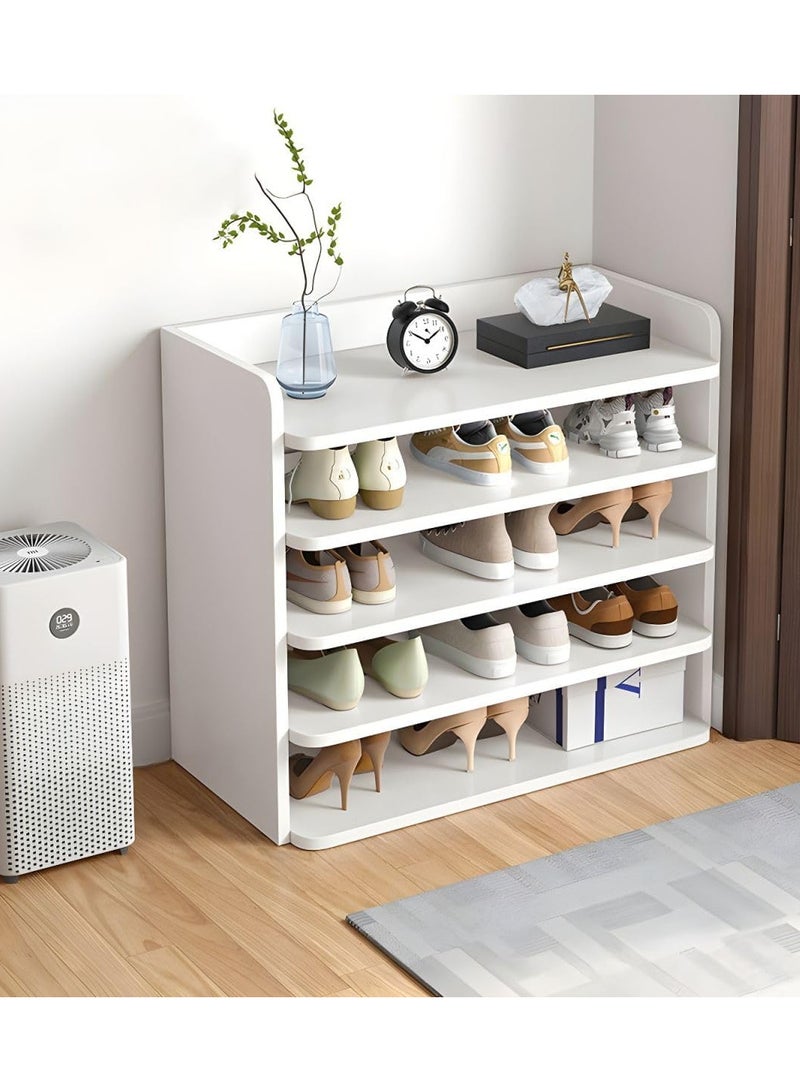 DubaiGallery Wooden Shoe Rack, Shoe Cabinet, Free Standing Entryway Shoe Organizer, Multi-Function Shoes Cabinet for Boots Shoe Storage Shelf Home Furniture Modern House Office Stand - Image 3