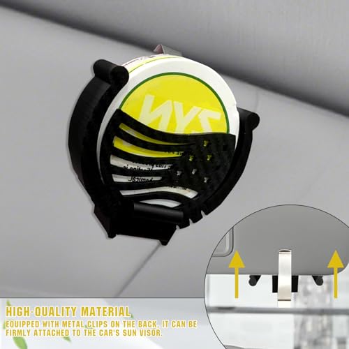 I3DIDEA Car Visor Clip Holder for ZYN，Suitable for cans of 2.75"*0.78",Universal high-Temperature Resistant Sun Visor Accessories for Bag cansInterior Car Accessories for Organization(Flag) - Image 2
