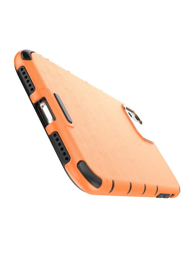 اس-توب جراب لهاتف iPhone 11 Pro مصنوع من الجلد المحبب المقاوم للصدمات من البولي كربونات + جراب TPU - Image 4