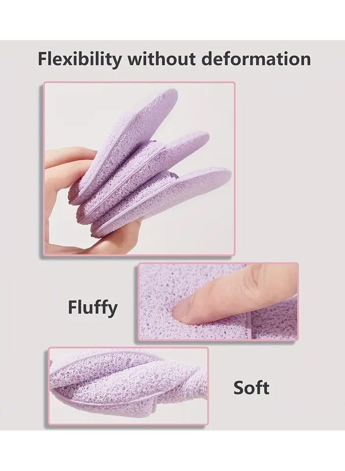 Rozino Face Wash Puff Glove Hairpin Cute Konjac Puff Face Wash Artifact Face Wash Face Wipe Sponge Makeup Remover Cleaning Puff  - Image 5