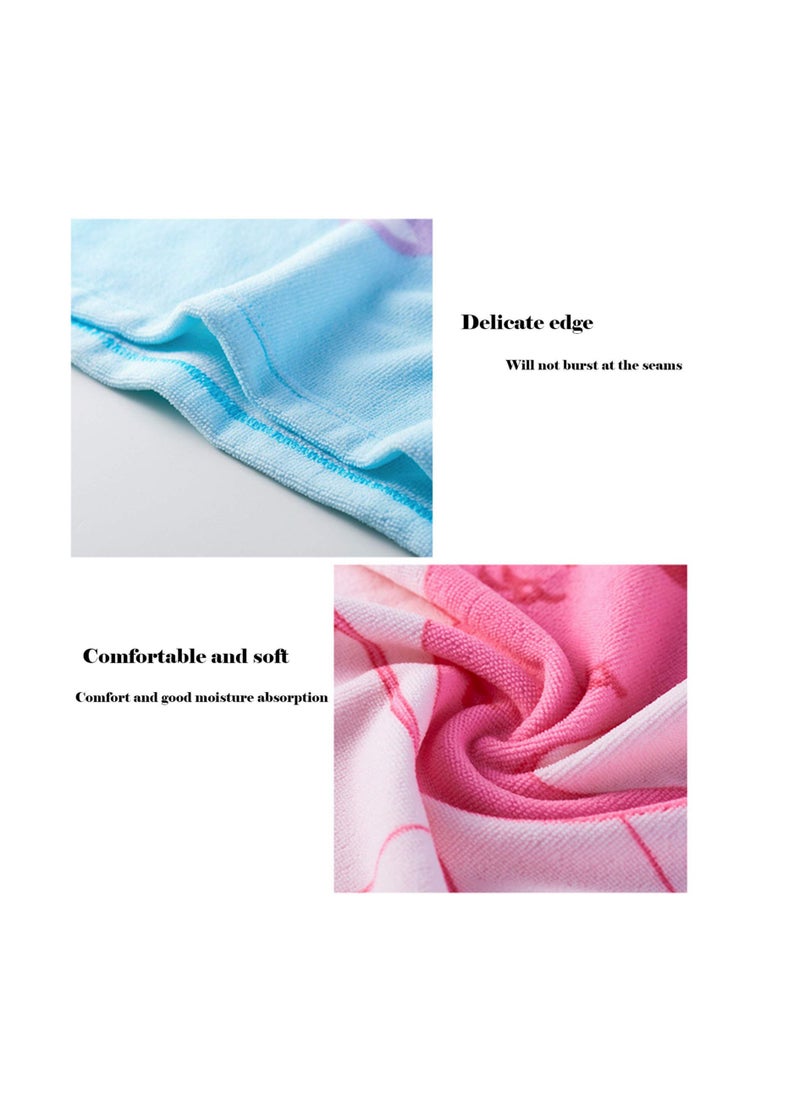 SYOSI - Beach Poncho Larger Hooded Beach Towel, Beach Accessories Essentials, Surf Poncho Changing Towel Robe, Kids Microfiber Bath Towel Cover-up Super Soft Plush, with Hood for Kids for Girls - Image 1