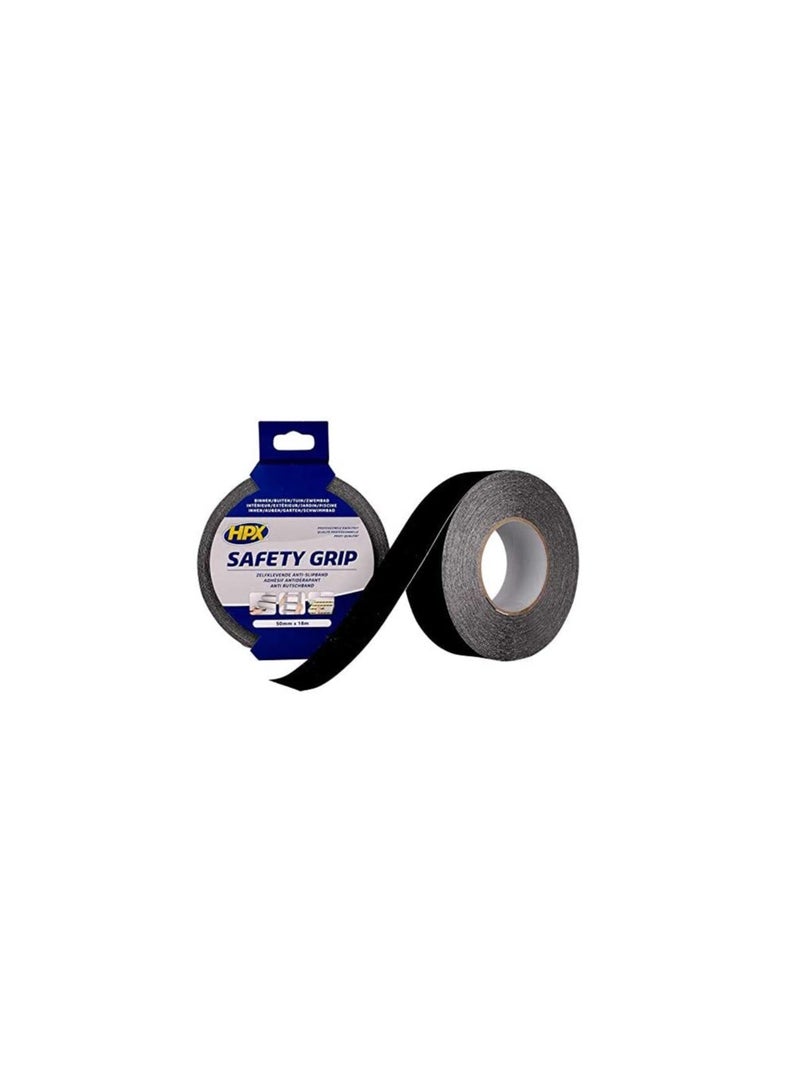 HPX HPX Anti-slip Safety Grip Tape Black 50mm X 18m - SB5018  - Image 1