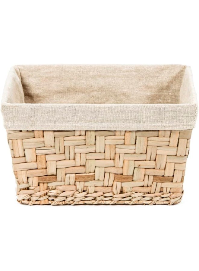 COMPACTOR Fiesta Seagrass Rectangular Storage Basket Beige Small RAN6511 - Image 2
