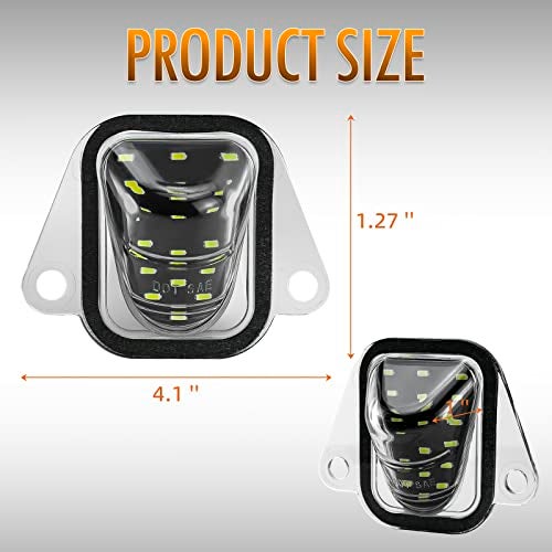 NEIFILES LED License Plate Light for 2007-2014 Chevy Suburban Tahoe GMC Yukon Tag Light Assembly Compatible with Cadillac Escalade ESV (Clear Lens) - Image 5