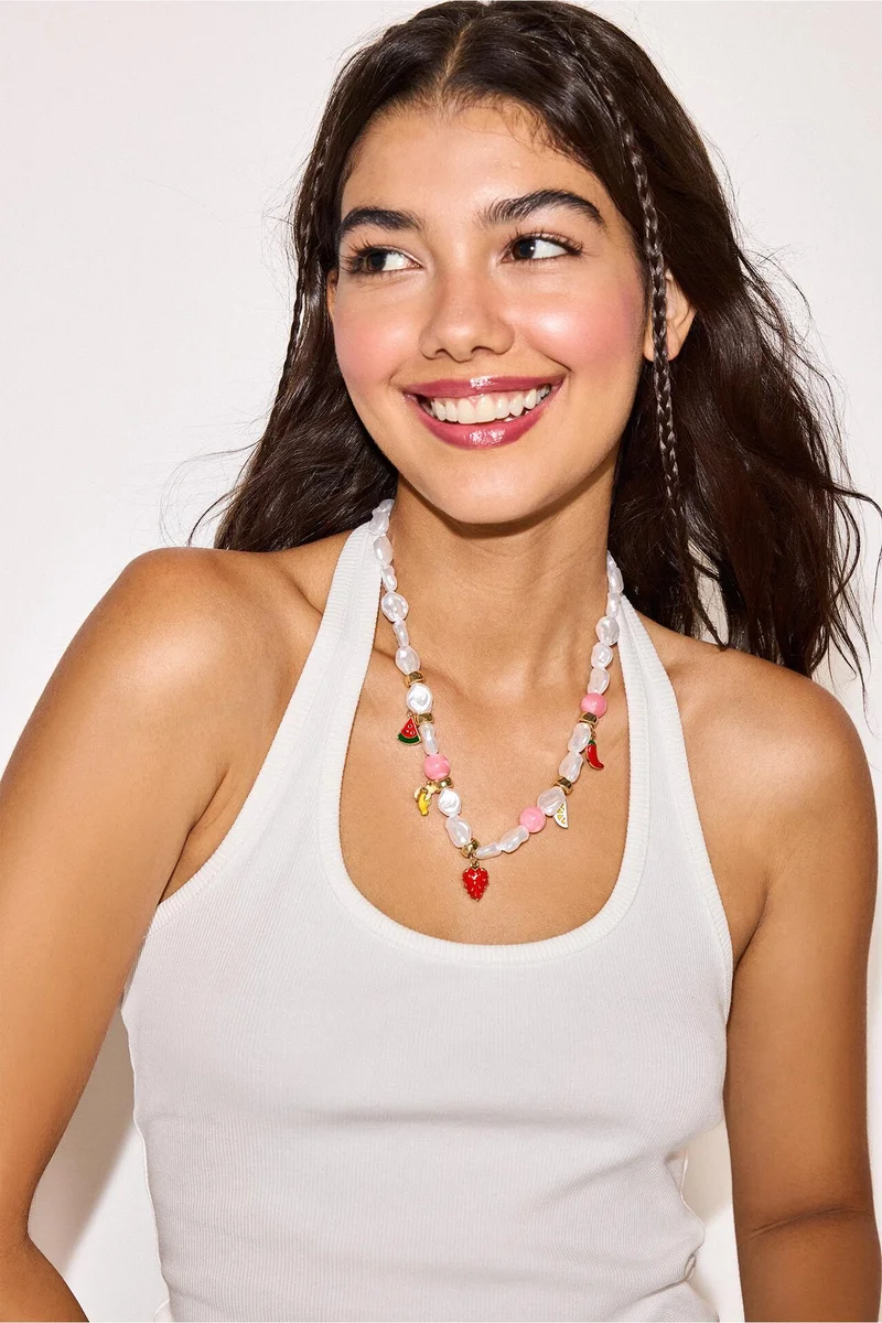 Defacto  Woman Fruit Necklace for Women | Best Price UAE
