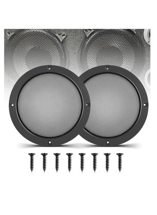 6.5" Metal Mesh Round Speaker Grill Cover, 2Pcs Car Speaker Subwoofer Guard Protector with Mounting Screws, Universal Radio Speaker Grills Decorative for Car Speaker Mounting Home Audio DIY - pzsku/Z8D3D501436D1AFB59F5FZ/45/_/1721133558/ff3d1cbe-4d12-4eb0-bdab-4deda72fb7ad