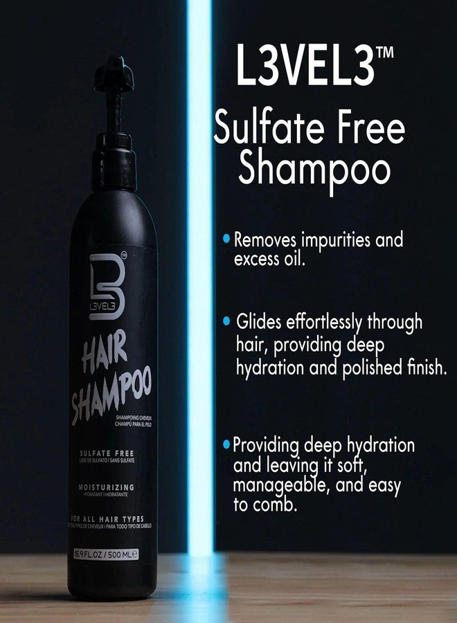 L3 Level3 Sulfate-Free Hair Shampoo - 16.9 oz - Image 2