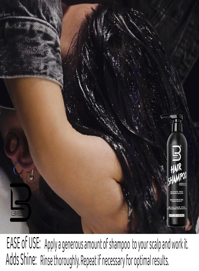 L3 Level3 Sulfate-Free Hair Shampoo - 16.9 oz - Image 4