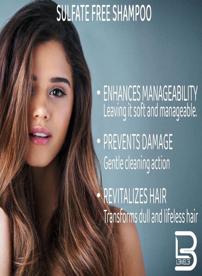 L3 Level3 Sulfate-Free Hair Shampoo - 16.9 oz - Image 5