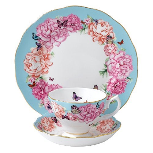 ROYAL ALBERT Miranda Kerr For Royal Albert Devotion 3-Piece Set (Teacup, Saucer & Plate 8") - Image 1