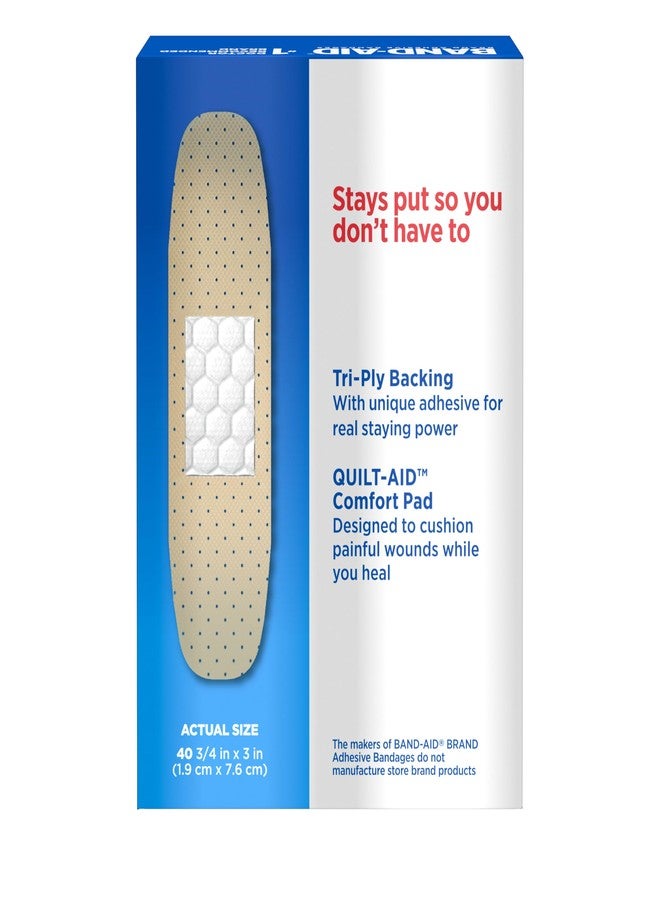 Band-Aid Brand Tru-Stay Sheer Strips Adhesive Bandages for First Aid and Wound Care, All One Size, 40 ct - Image 5