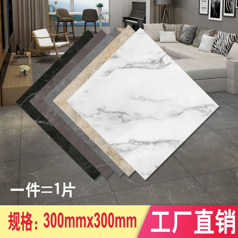 Factory Pvc Marble Tile Stickers Stone Plastic Floor Tile Self-Adhesive Floor Stickers Thickened One Set Of Stickers - Image 2