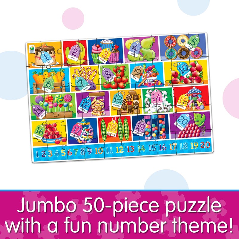 The Learning Journey: Jumbo Floor Puzzles - Numbers - Floor Puzzles For Kids Ages 3-5 - Award Winning Educational Toys - Image 2