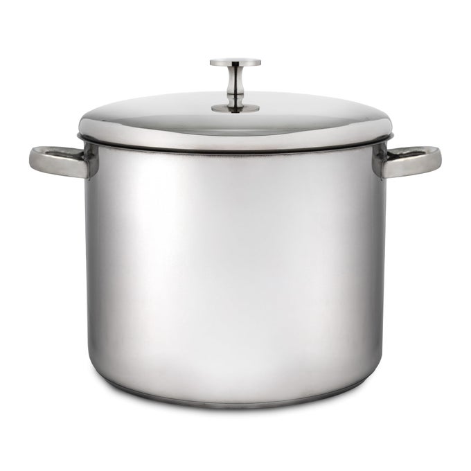 STOCK POT WITH LID 11L INDUCTIONSAFE STAINLESS STEEL SILVER