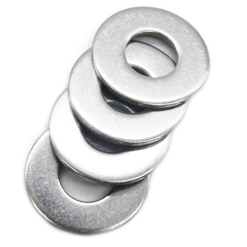 Fullerkreg 3/8" x 1" OD Stainless Flat Fender Washers，1" Outside Diameter, 0.080" inch Thickness，(25 Pack)，18-8 (304) Stainless Steel - Image 3