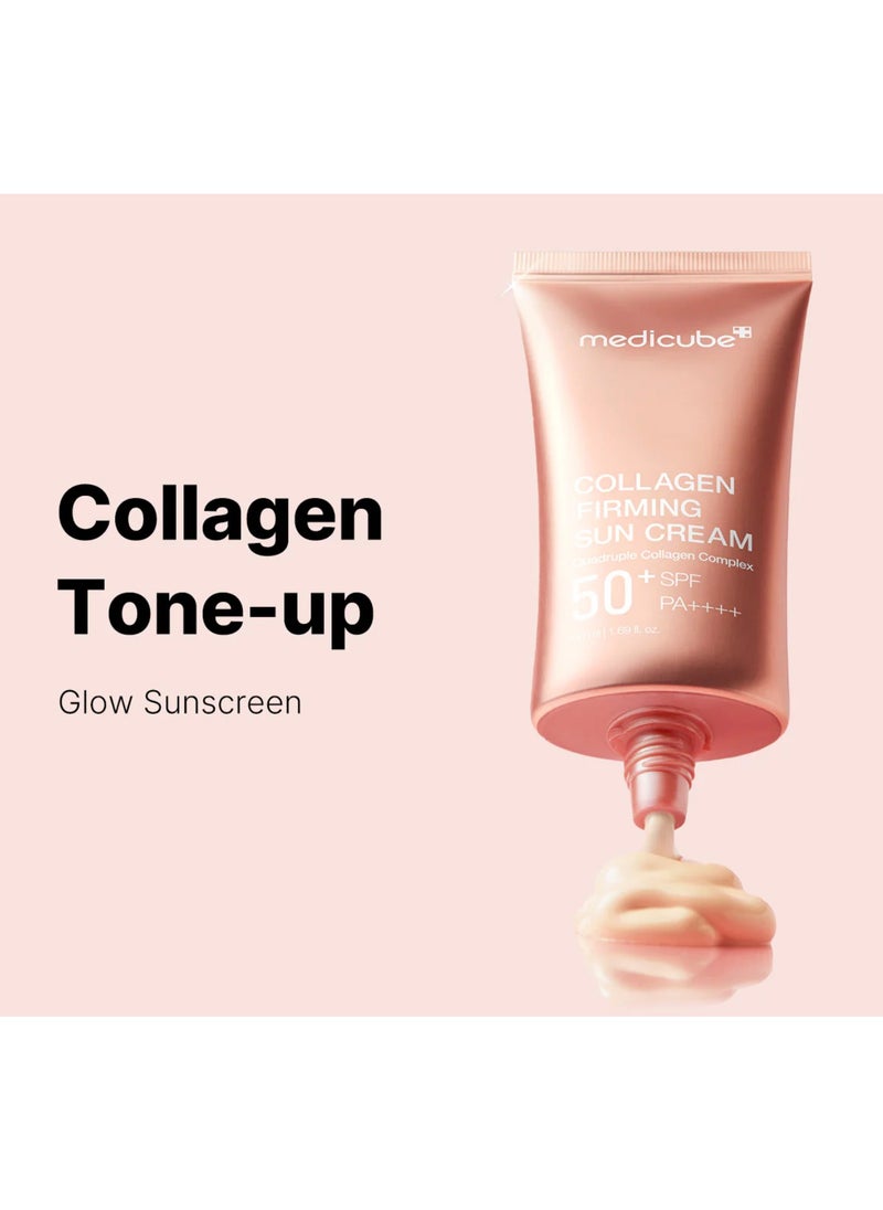 Medicube COLLAGEN FIRMING SUN CREAM SPF50+ 50ml  - Image 5