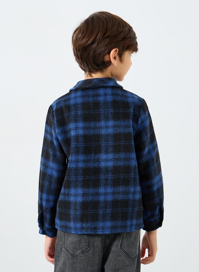 ستايلي قميص بطبعة مربعات - Image 5