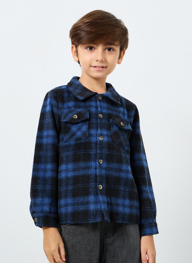 ستايلي قميص بطبعة مربعات - Image 3