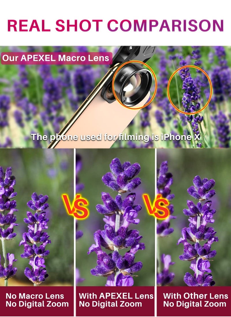 APEXEL - Professional Macro Photography Lens for All Smartphones - Image 1