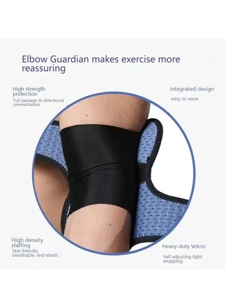 Adjustable Elbow Support Brace - Compression Sleeve for Tennis Elbow, Gym, Golf & Arthritis Pain Relief, Arm Wrap Strap for Men & Women (1 Piece) - Image 2