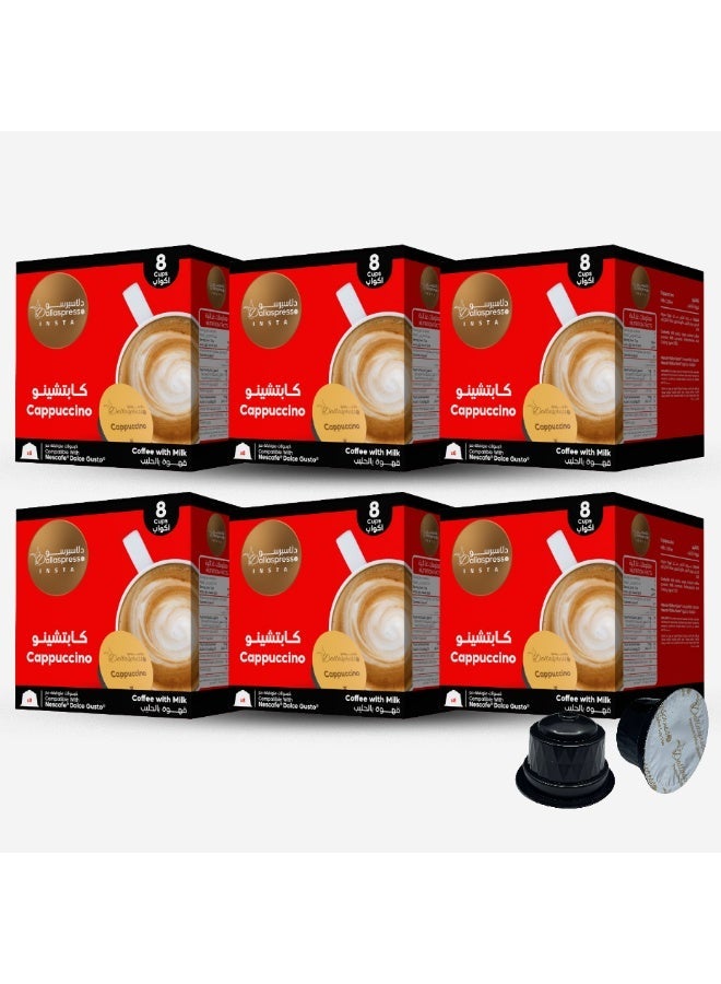 دالاسبرسو كابتشينو، 48 كبسولة - Image 1