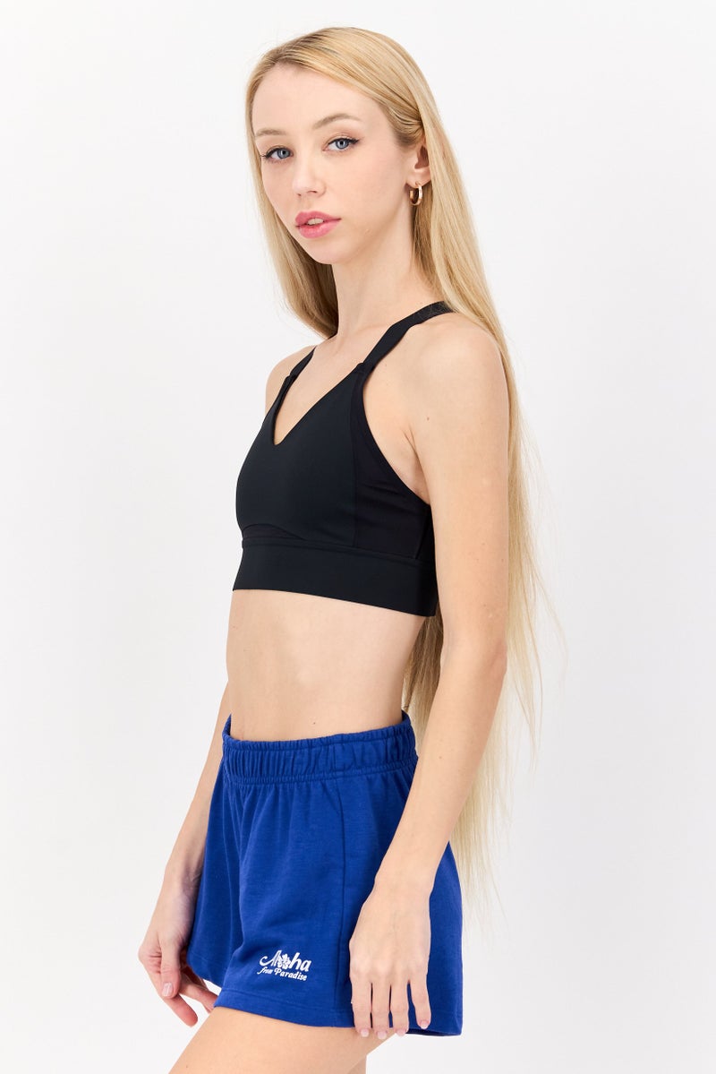 Brooks حمالة صدر رياضية نسائية مناسبة غير مخصصة للجري، سوداء - Image 4