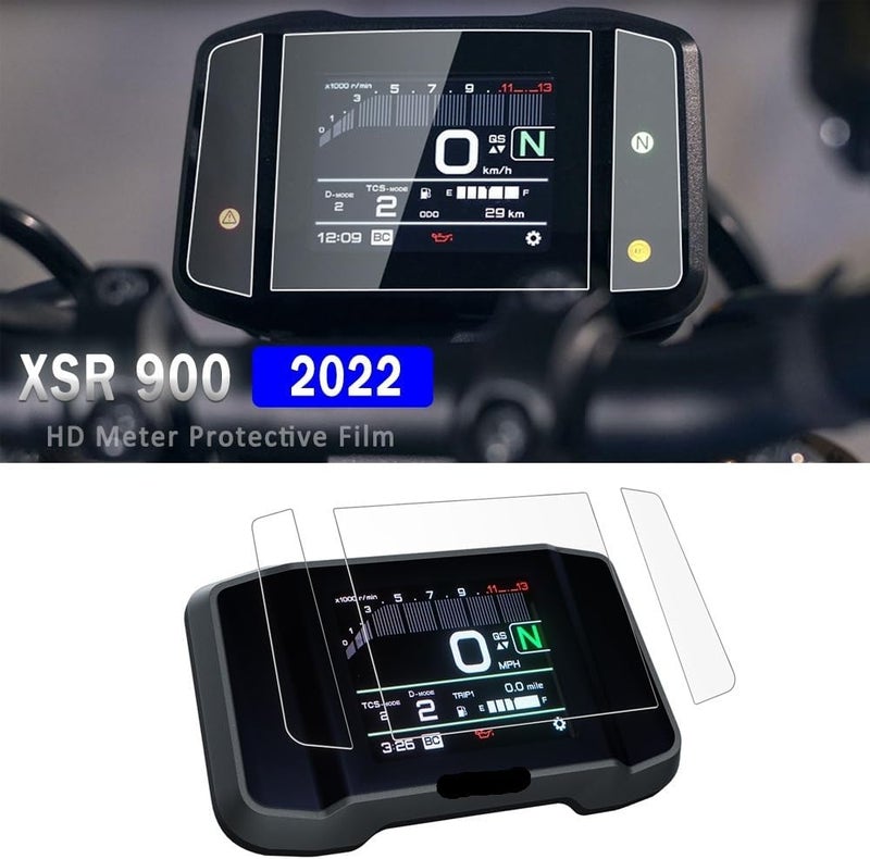 QASULER Motorcycle Dashboard Screen Protector for XSR900 - Image 2