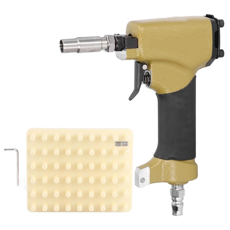 Pneumatic Thumbtack Air Powered Decorative Nailer Tool 47kgf for Fastening Cloth and Leather Covers - Image 1